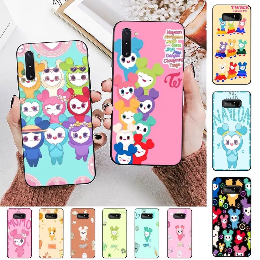 KPOP Girl T-TWICE Phone Case For Samsung Note 8 9 10 20 Pro Plus Lite M 10 11 20 30 21 31 51 A 21 22 42 02 03