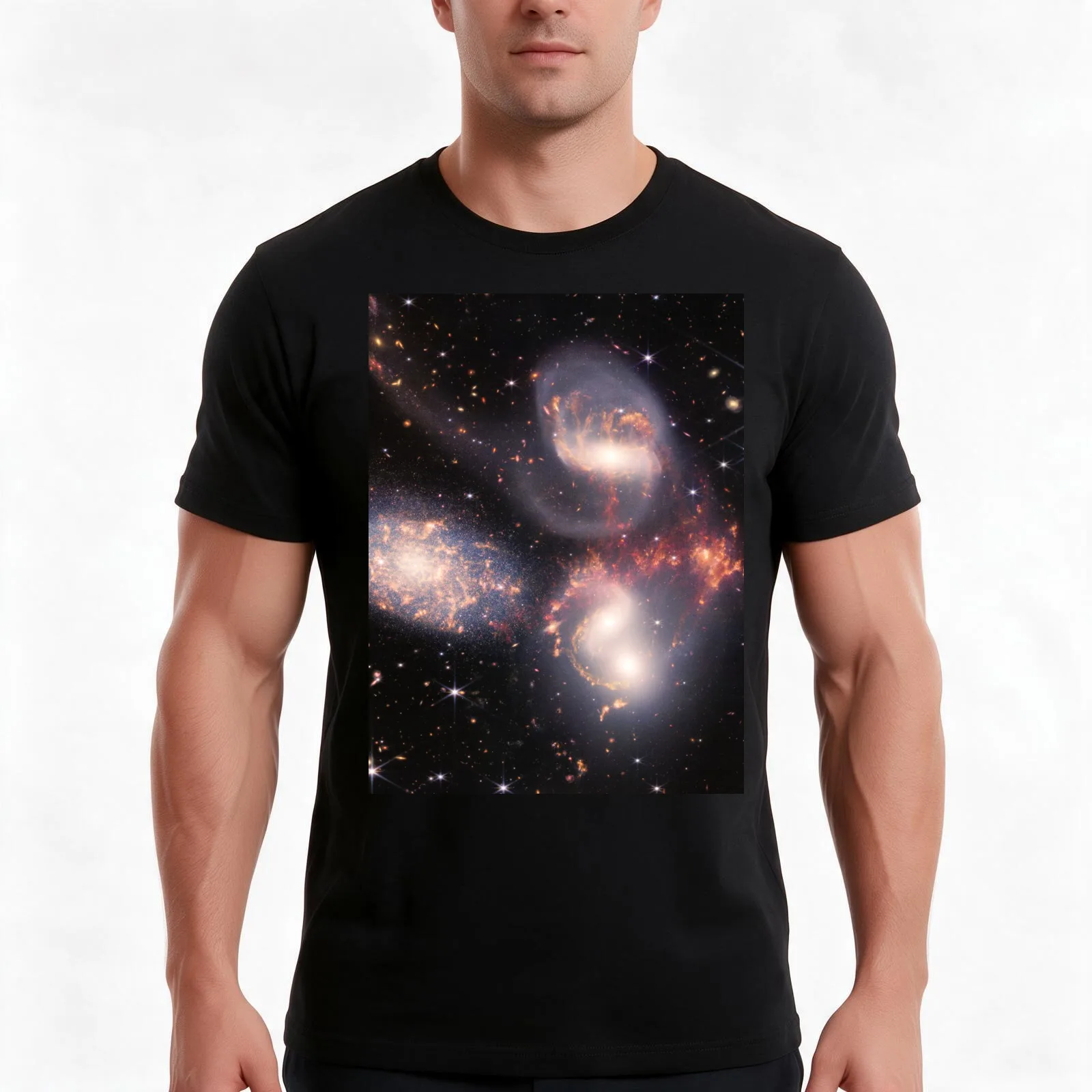 Stephan’s Quintet T-Shirt, Summer Casual Cotton Tee, Oversized Streetwear Tops, Vintage Graphic Print, Loose Fit Short Sleeve