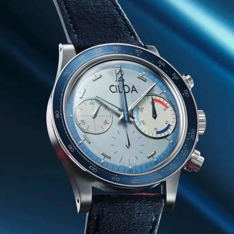 

CILOA round large dial high-end sports multi-function watch for men light luxury brand genuine 2025 new waterproof quartz watch