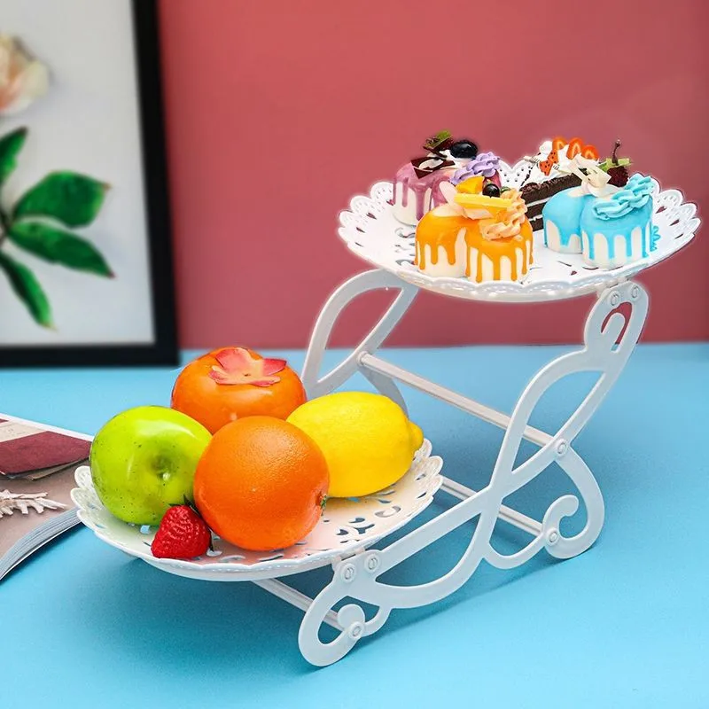 

Household Living Room Dessert Table Display Shelf Birthday Arrangement Shelf Snacks Cake Fruit Coffee Table Put Tray