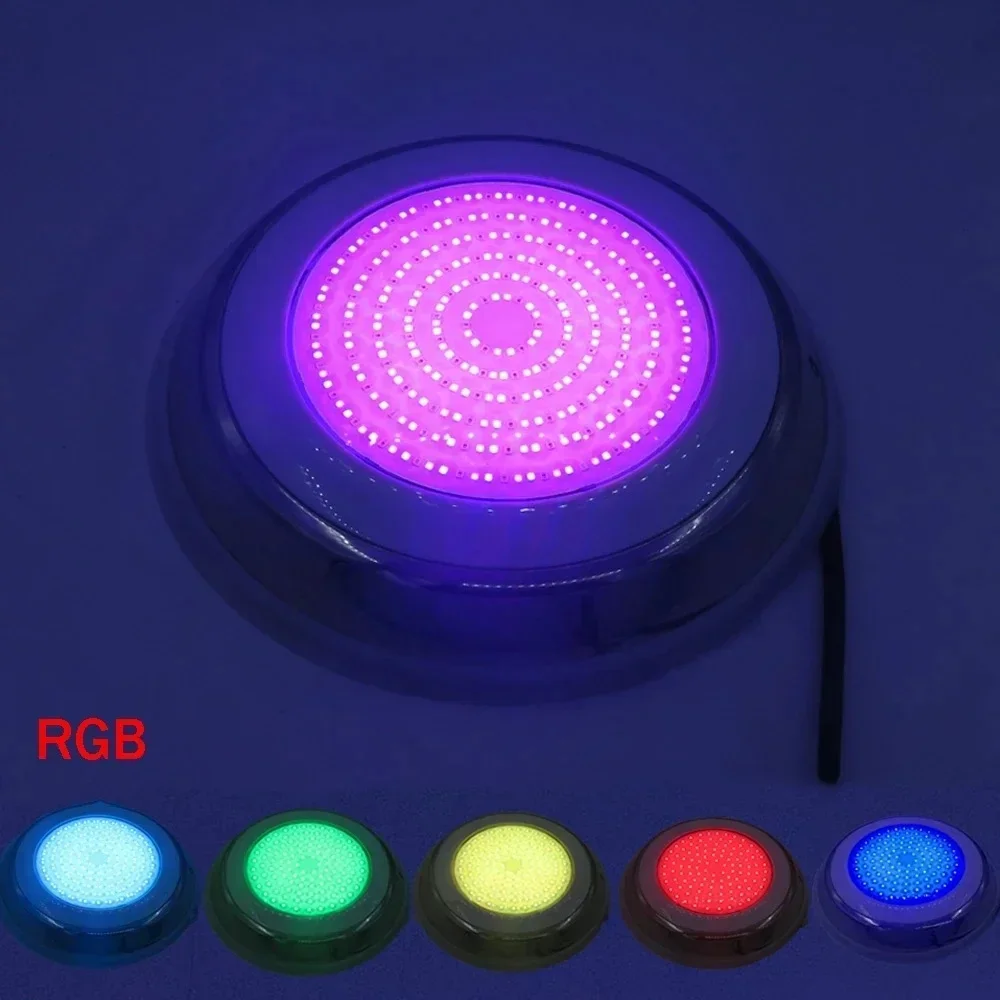 LED Swimming Pool Light 25W 35W 45W 55W 65W IP68 Waterproof AC/DC12V Outdoor RGB UnderWater Light Pond LED Piscina Luz Spotlight