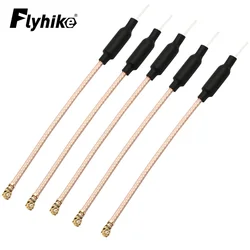 5pcs 5.8G 3DB UFL Omni Directional 65mm Brass Soft FPV Antenna RG178 for RC FPV Racing Freestyle Tinywhoop Drones DIY Parts