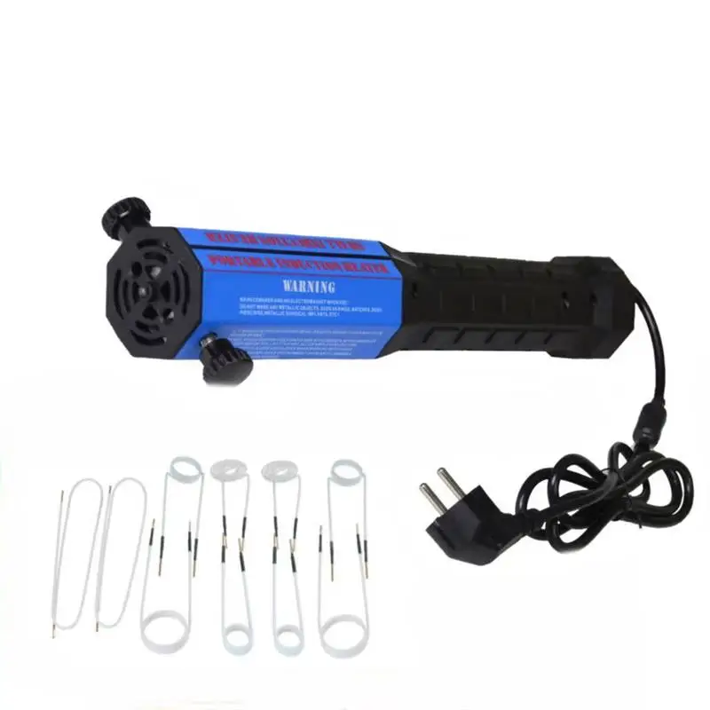 Kit riscaldatore a induzione da 1300 W Automotive 110 V/220 V Strumento di riparazione auto per macchina di riscaldamento a induzione di calore senza fiamma con 8/10 bobine