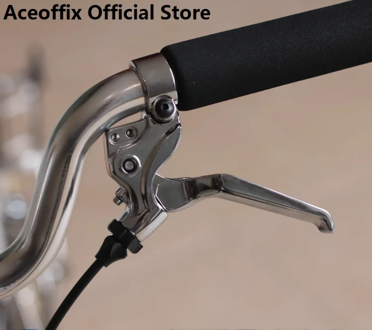 Aceoffix for Brompton bike brake lever aluminum alloy brake handle c clamp integrated finger dial