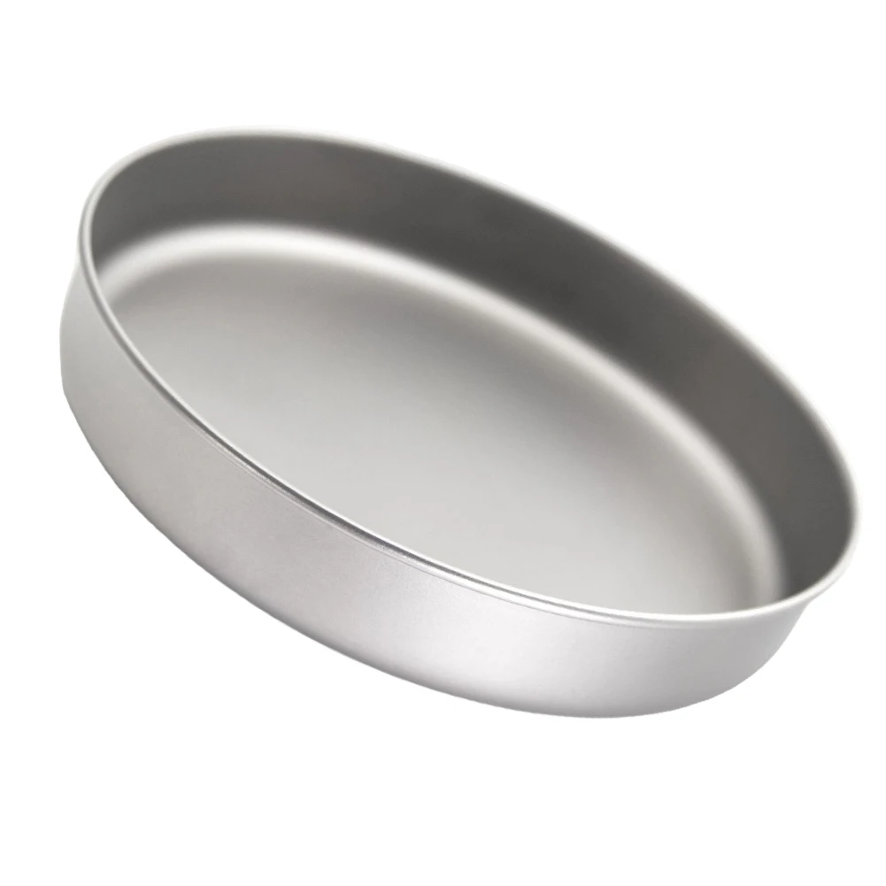 Picture 6: Ultralight Pure Ti Frypan Pot Outdoor Camping Hiking Tableware Cookware Picnic Cooking Frying Pan Rust-resistant Odor-free Tools