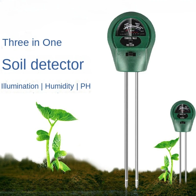 

Soil Tester PH Meter, Soil Moisture Meter, Multifunctional Three-in-One Soil Detector,Gardening Planting Flowers and Plants