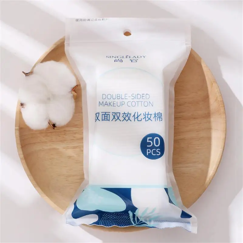 1~8PCS Double-Sided Thick Cotton Pads Towel Three-Layer Disposable Makeup Remover Soft Touch Cotton Cosmetic Accessories Tools