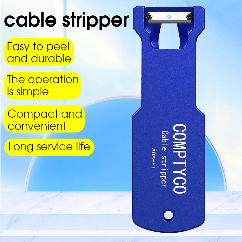 COMPTYCO AUA-F1 Optical Fiber Longitudinal Stripper Fiber Optic Cable Jacket Slitter 8.5mm/10.4mm/14mm Sheath Cutter FTTH Tool view 2