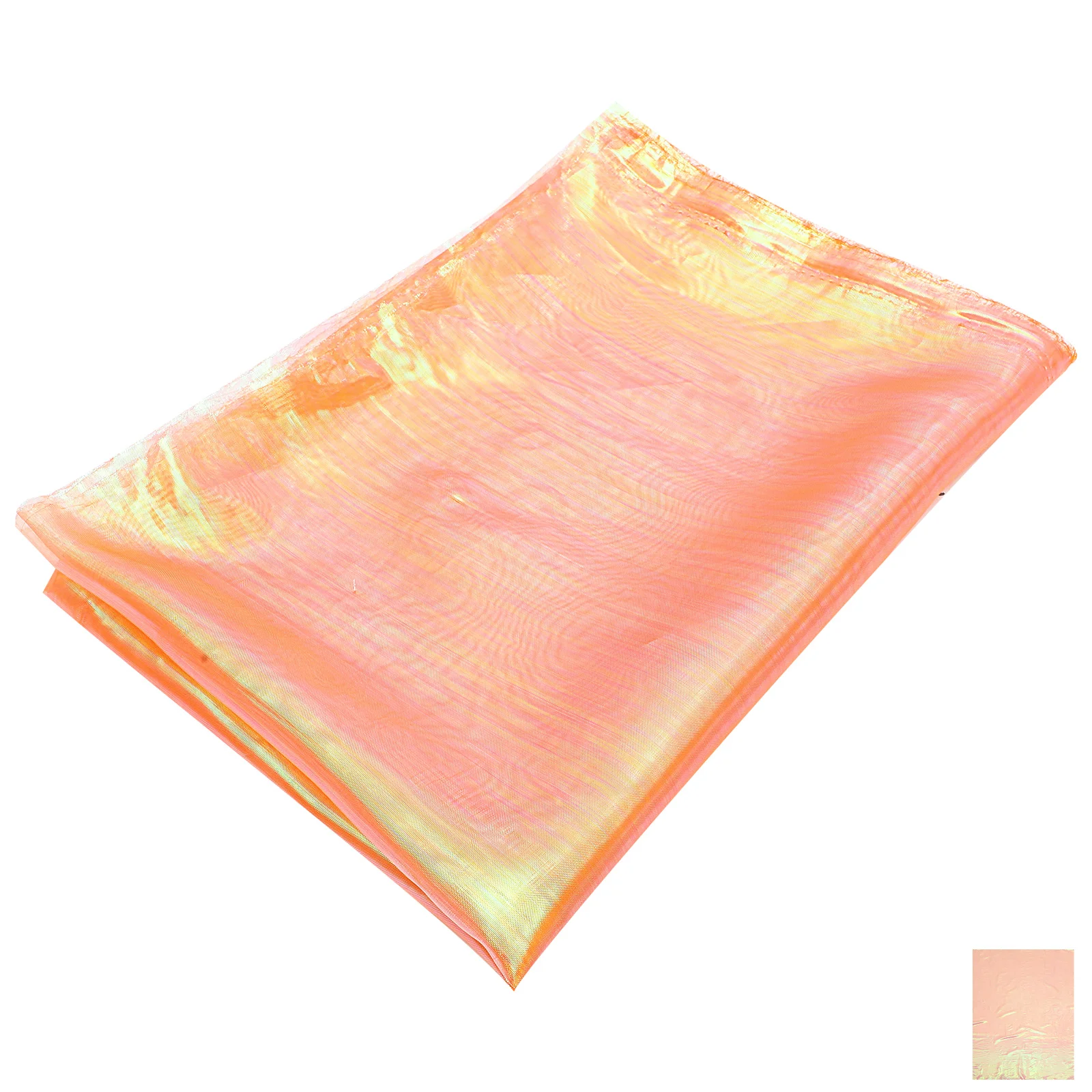 

Gradient Organza Lace Iridescent Holographic Fabric for Bridal Wedding Dress Background Decor