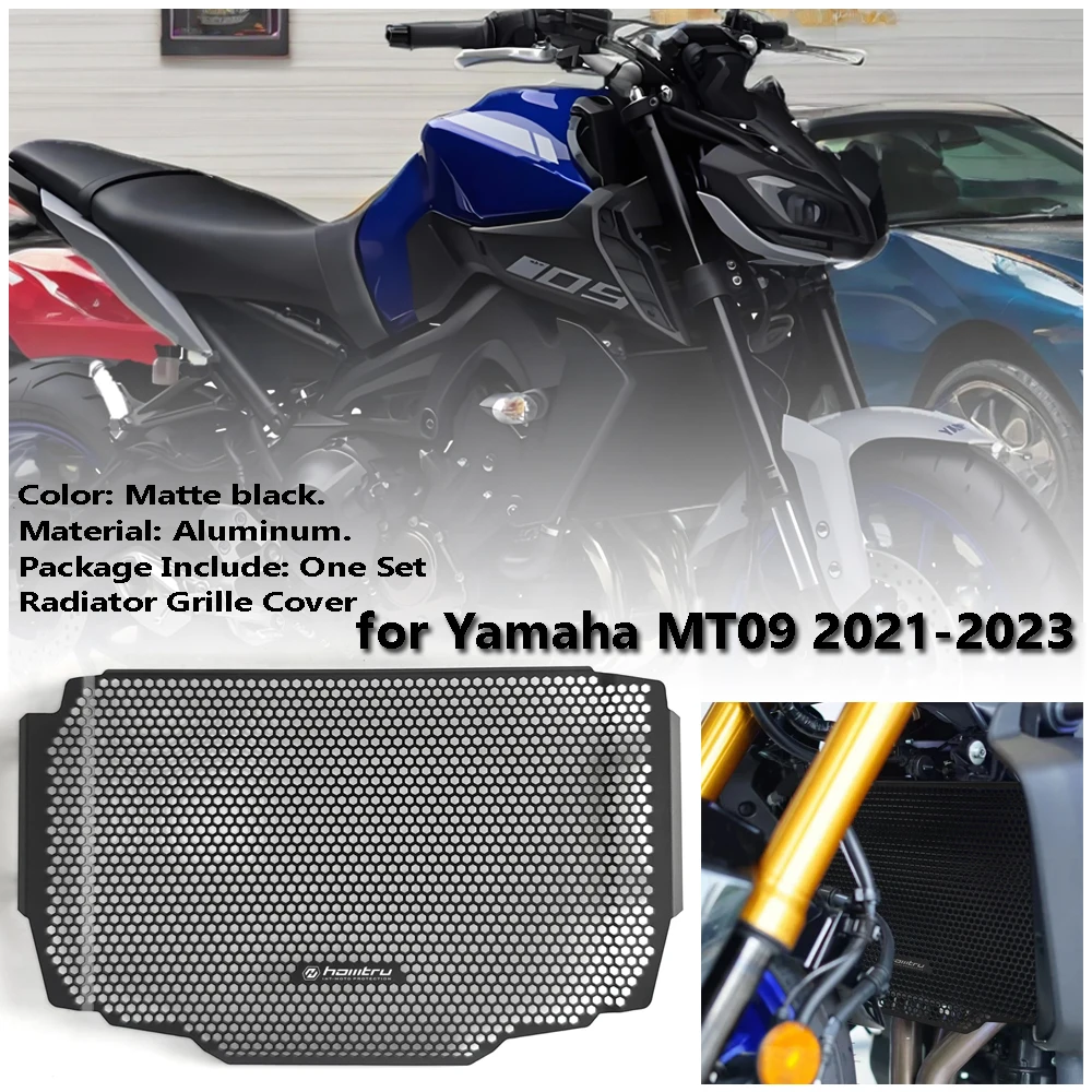 

for Yamaha MT09 MT-09 2021-2023 Honeycomb shape Motorcycle Grille Cover Protection Radiator Core Guards