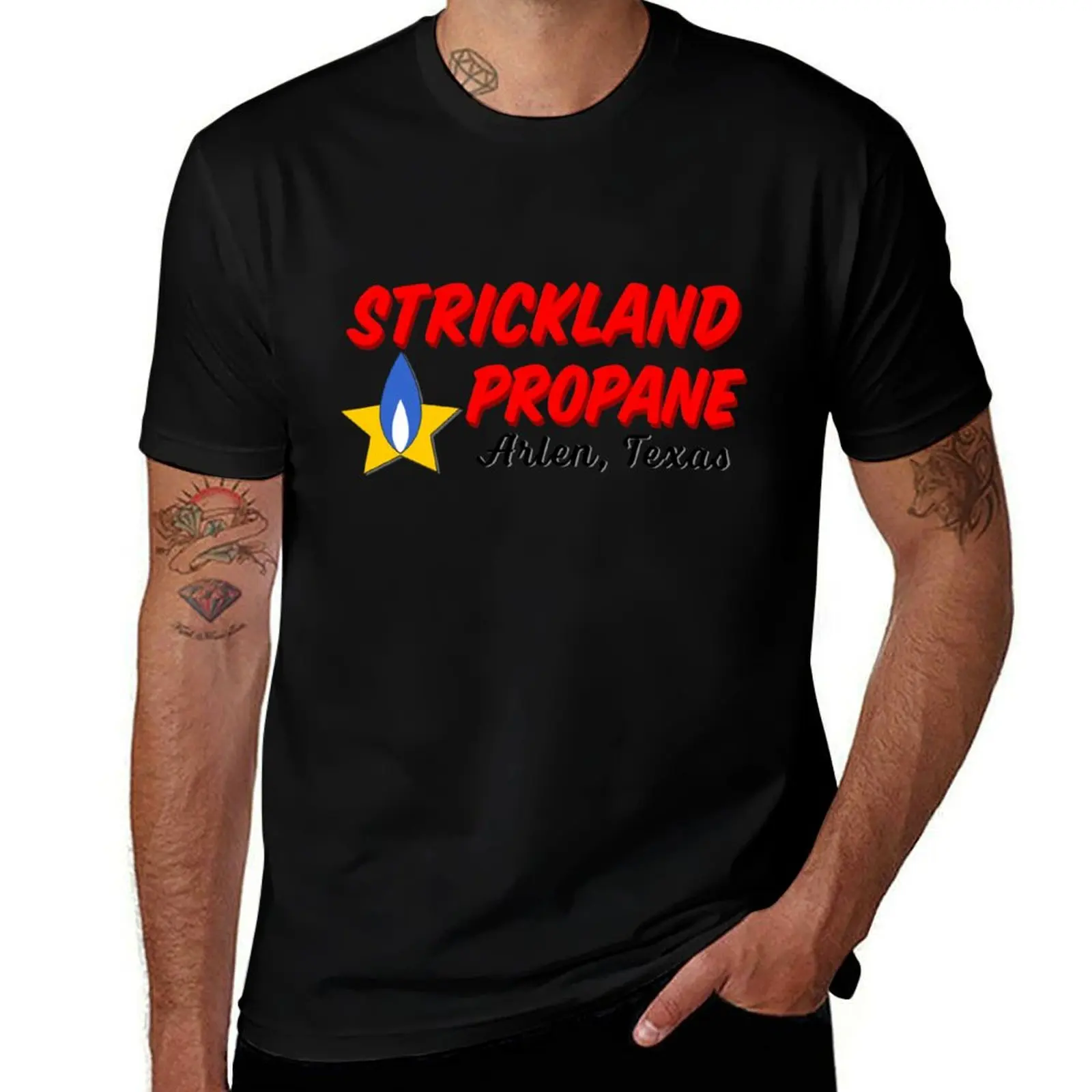 Strickland Propane - Arlen Texas T-Shirt Casual Fashion Short Sleeve Cotton T-Shirt