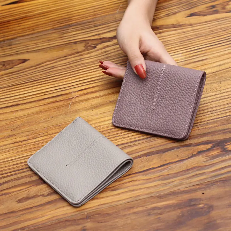 New Ultra-Thin Women Wallet Credit ID Card Holder PU Leather Fashion Small Wallet Money Bag Case Multiple Slots Card Holder