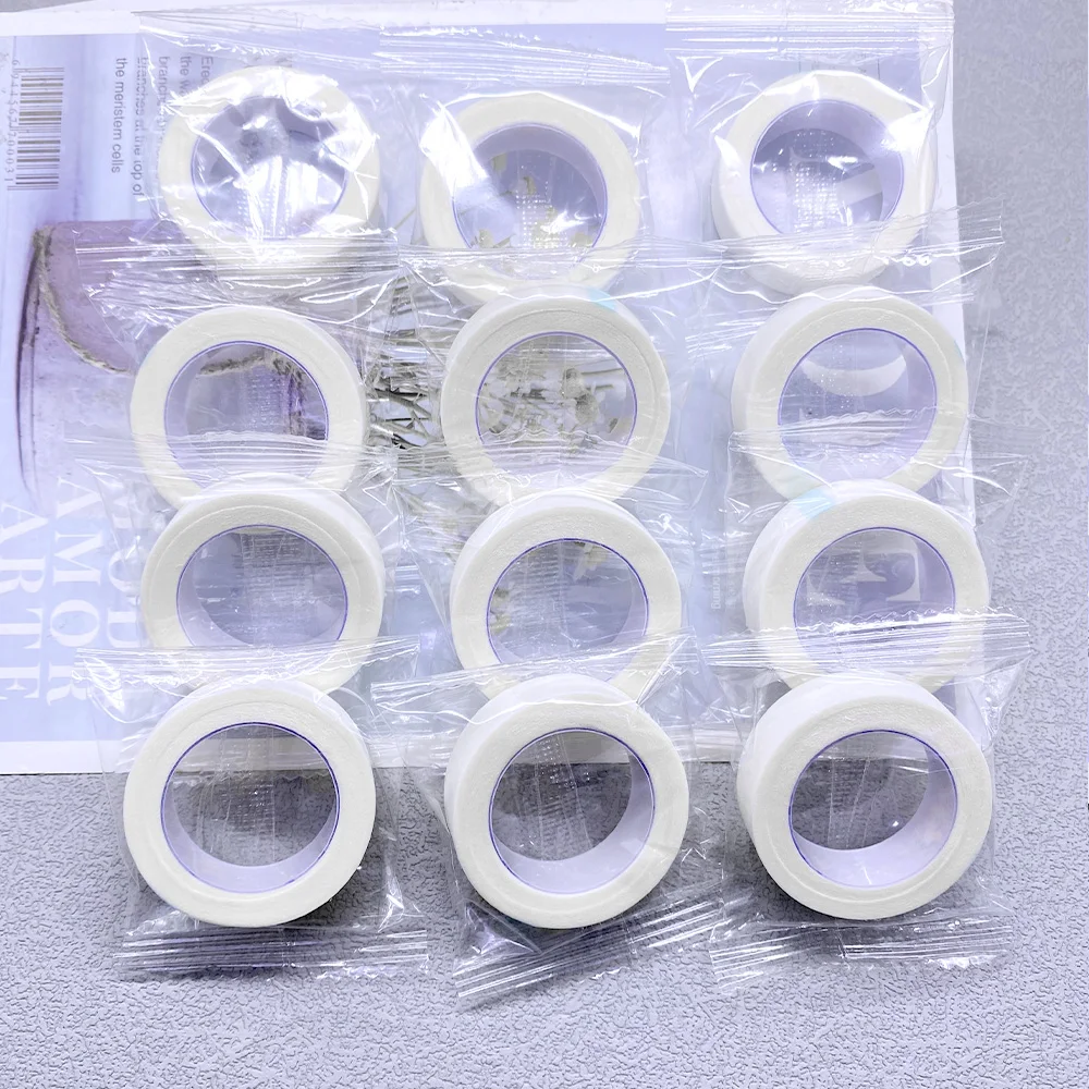 50 قطعة شريط رمش لاصق بقع تنفس غير المنسوجة القماش تحت وسادة العين رمش تمديد ورقة الشريط بالجملة #4