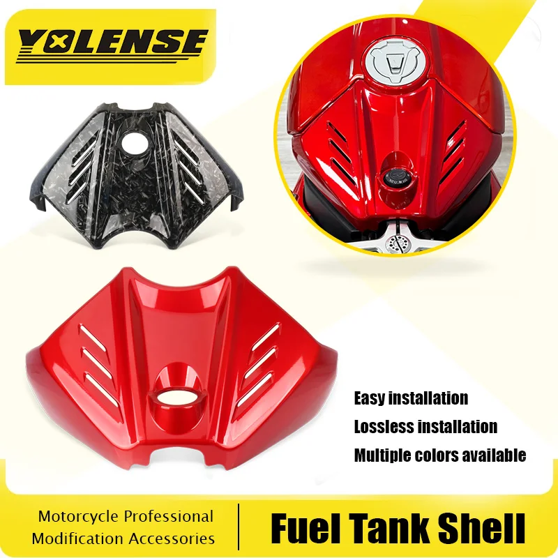 Motorcycle Accessories Upper Fuel Gas Tank Cover Protector Fuel Tank Protective Shell  For ZHANGXUE 820RR ZXJC 820RR