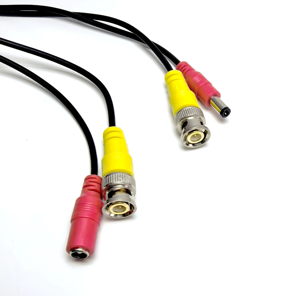 AHD كاميرا تلفزيونات الدوائر المغلقة BNC كابل الطاقة فيديو 2 IN1 BNC أسلاك 5M/10M/20M/30M لنظام الكاميرات التناظرية 2MP 5MP 8MP AHD TVI CVI CVBS