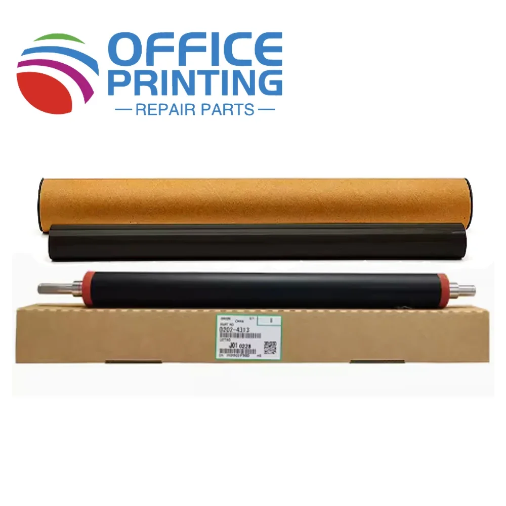 1Set. MP2554 Fuser Film Sleeve Pressure Roller For Ricoh Aficio MP 2554 3054 3554 4054 5054 MP6054SP Lower Fuser Sleeved Roller