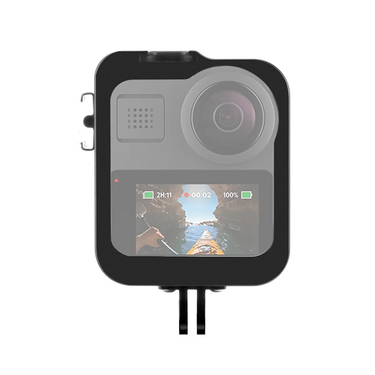 VR كاميرا بانورامية قفص مع الحذاء البارد جبل ، غطاء واقي قابل للإزالة ، ماكس الإطار ، قضية الإفراج السريع ، ماكس