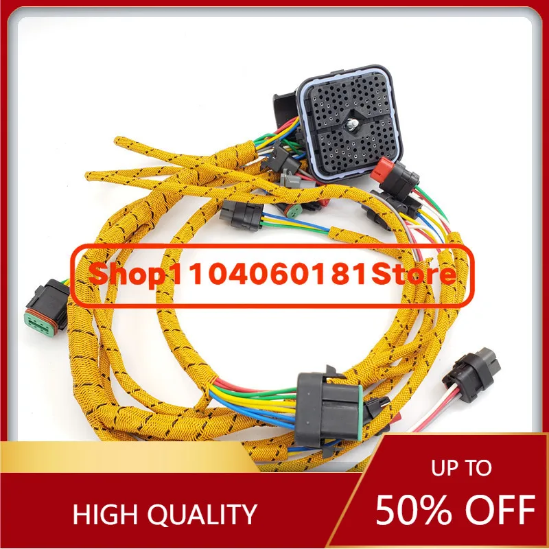 E324 325 329 330 336C/D Excavator Parts Engine C7/C9 High Temperature Resistant Nozzle Wiring Harness Accessories