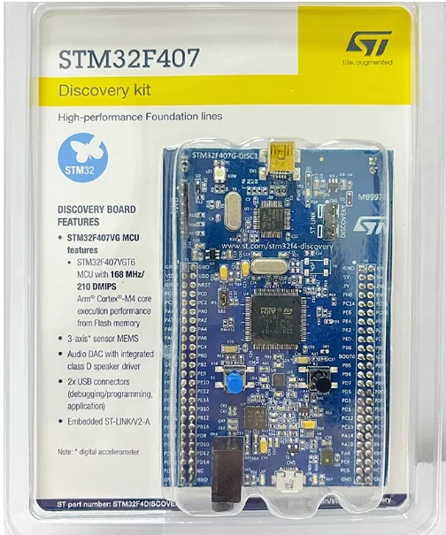 

STM32F407G-DISC1 DiscoveryCortex-m4 STM32F4 DISCOVERY, модуль макетной платы