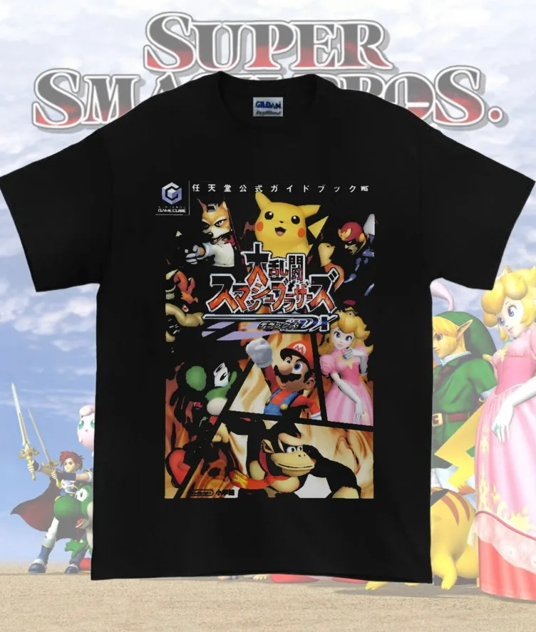 

Smash Bros Tee, SSBM Shirt, super smash brothers, GameCube T-shirt