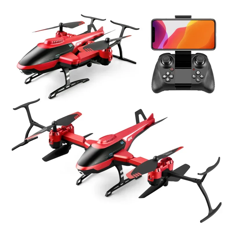 Professional Drone V10 4k Wide-angle HD Camera WiFi Fpv Height Hold Foldable RC Quadrotor Helicopter Camera-free Children\'s Toys