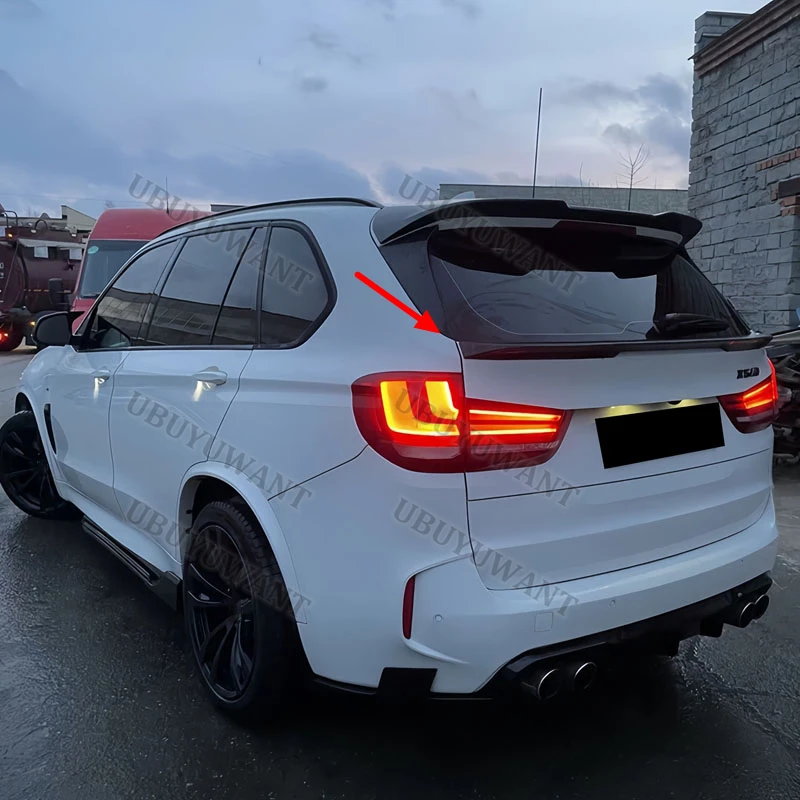 For BMW X5 F15 2014 To 2018 Car Rear Trunk Wing ABS Material Refit Accessories Spoiler