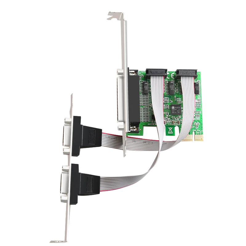 10PCS The PCIe To Parallel Card DB25 LTP PORT With Chip AX99100b I/O Card