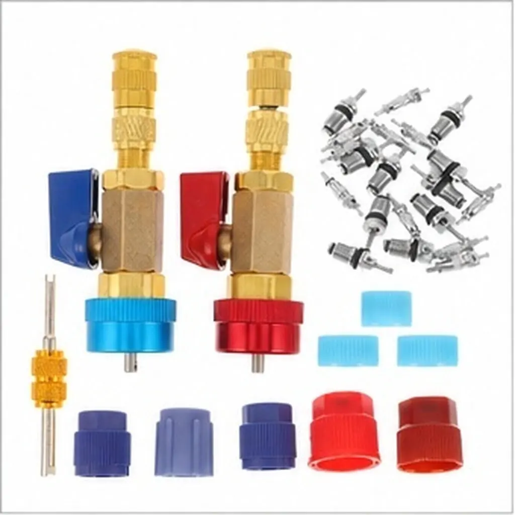 31Pcs Valve Core Removal Installer Tool Set R134a R22 R410a Ac Core Extractor for Car Home Air Conditioner Repair