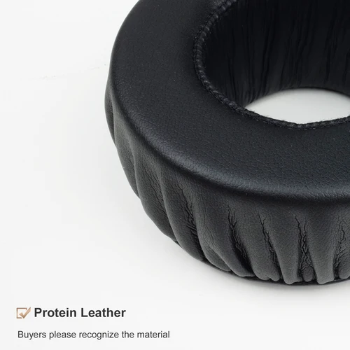 Imagen 2 del producto Almohadillas compatibles con SONY MDR-XB500, almohadillas para los oídos de espuma viscoelástica de cuero proteico, cojines de repuesto para auriculares supraaurales, suaves profesionales