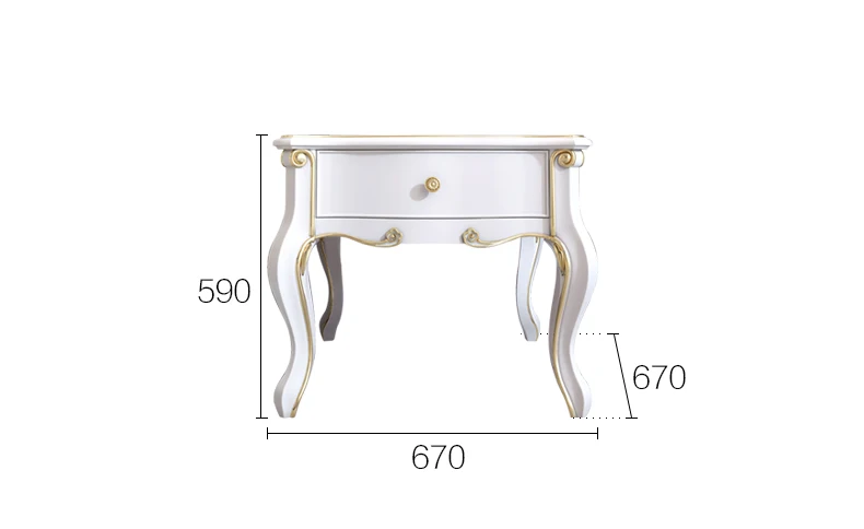 

American Light Luxury Tea Table TV Cabinet Combination Modern and Simple European Small Unit Solid Wood Living Room Floor