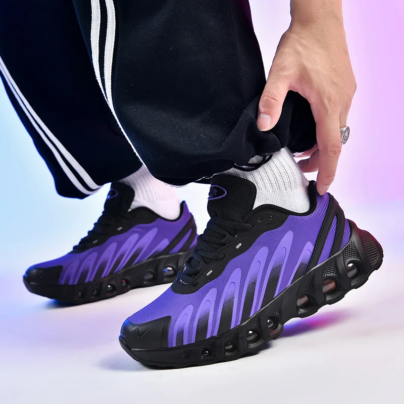 

Новинка 2025, мужские спортивные кроссовки на воздушной подушке, дышащие легкие мужские спортивные баскетбольные кроссовки на открытом воздухе