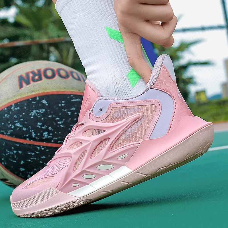 

New basketball shoes shock-absorbing anti-slip and wear-resistant sports shoes for boys teenagers and students training shoes