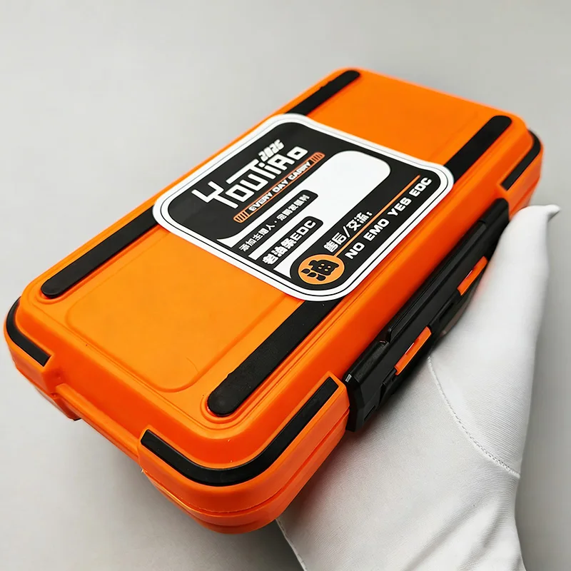 EDC Meccanico Push Slider Fidget Toy Scatola di accessori Perline a molla Fidget Spinner Refit Kit di accessori