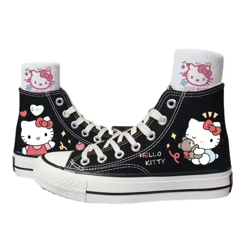 

Cartoon sanrio maam Top Canvas Shoes Men Spring and Autumn Student Couple Korean Style Retro HarajukuTrendy Sneakers Women Shoes