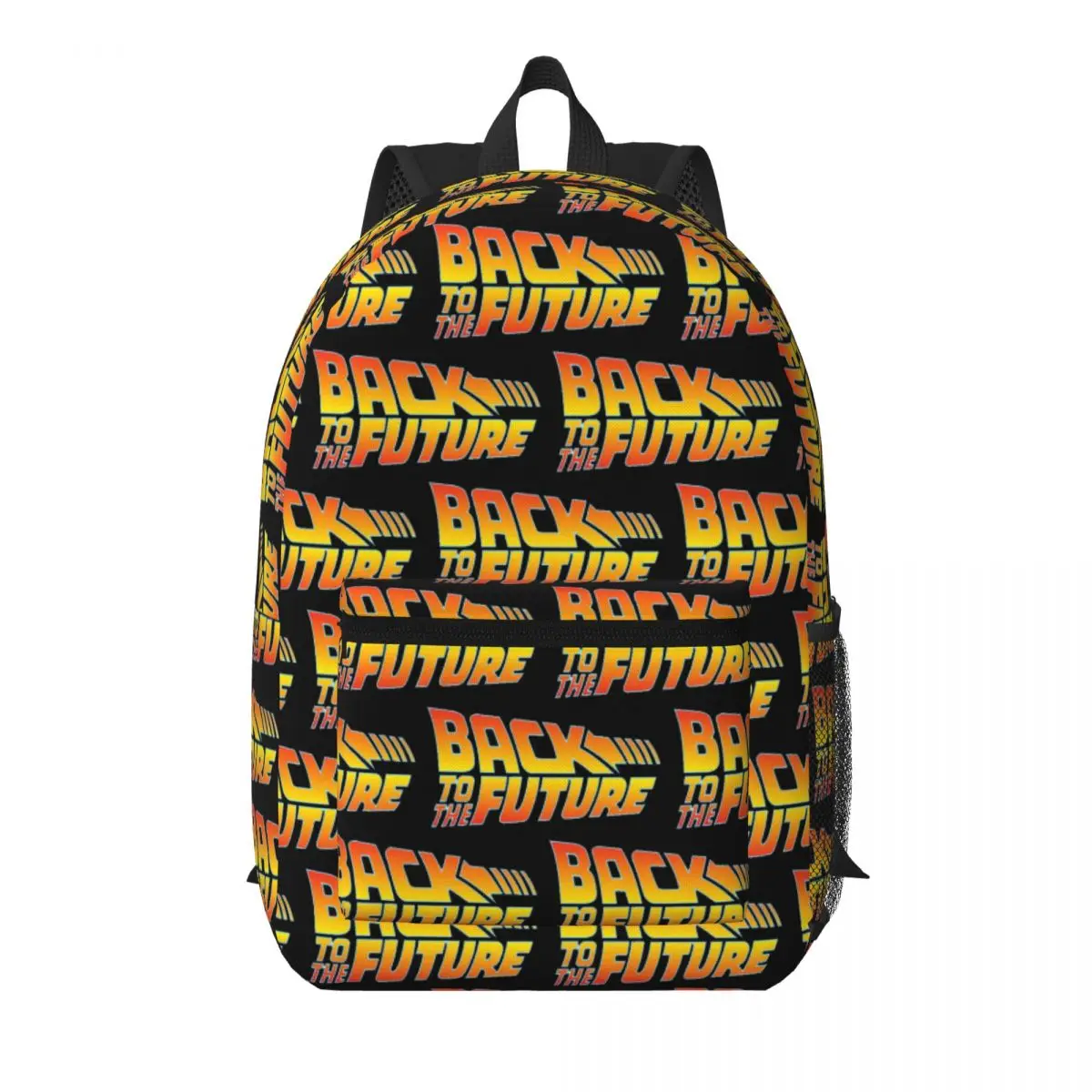 

Back To The Future Movie Logo Student Backpack School Bag Hiking Travel Daypack for Boys Girls Bookbag Shoulder Bags
