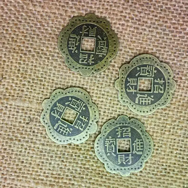 5/10/20pcs Plum Blossom Coins Chinese Feng Shui Wealth Lucky Charm Ancient Prosperity Protection Good Fortune Charm