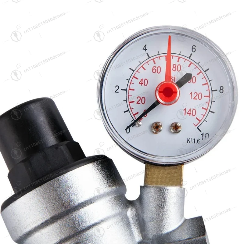 Brass Tap Water Pressure Reducing Valve DN15 DN20 With Pressure Gauge Water Pressure Maintaining Regulator