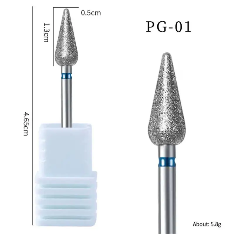 Inverted Cone Russian Cuticle Bit 2.5*2.5mm Nail Drill Bits Electric Manicure Drill Rotary Burr Nails Accessories