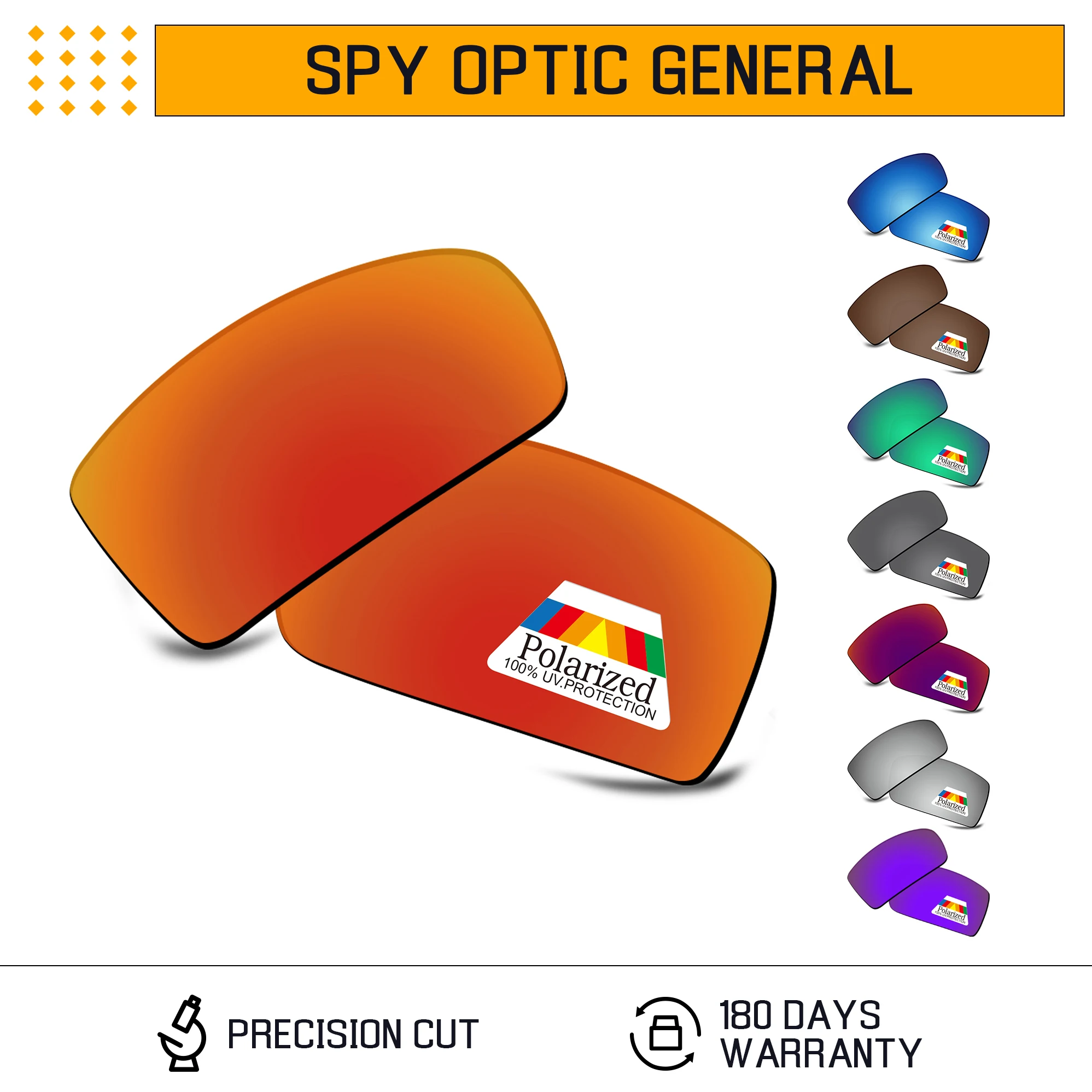 Bwake เลนส์เปลี่ยนเลนส์สำหรับ-Spy Optic กรอบแว่นตากันแดด-ตัวเลือกหลาย