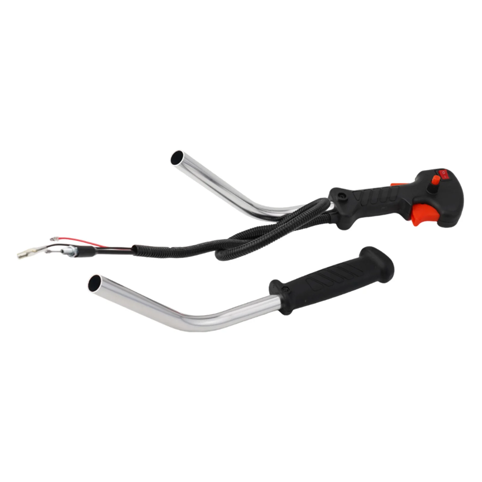 Trimmer Control Tube Handle Switch with Throttle Trigger Cable for Brushcutter Compatible with Multiple Trimmer Models