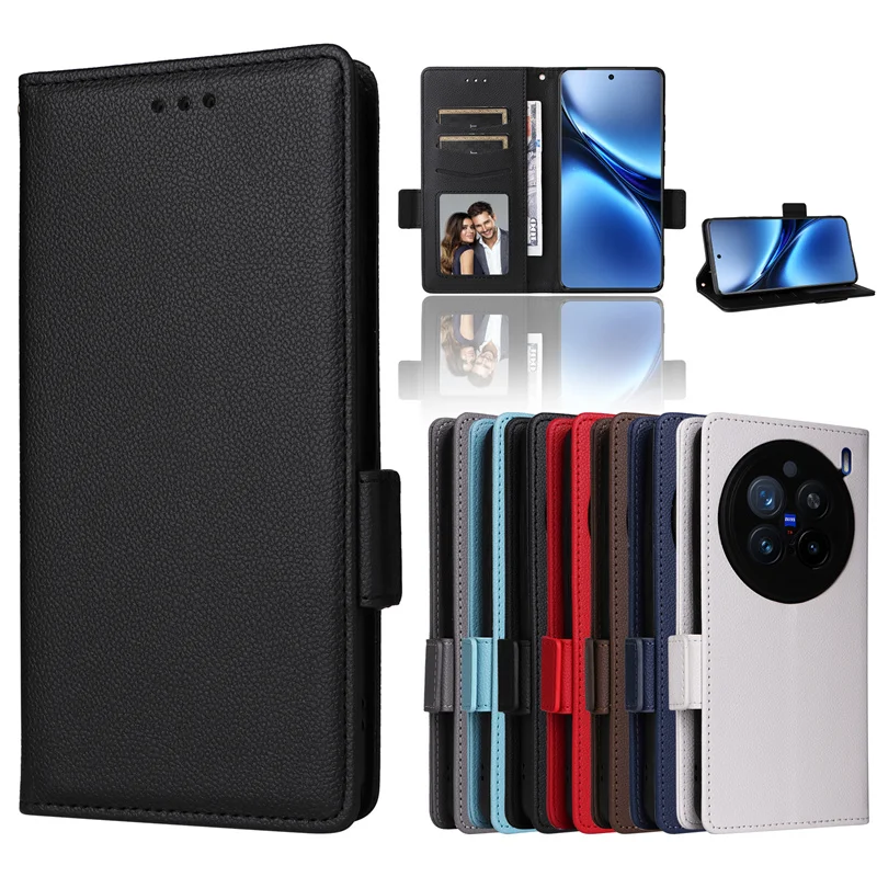 Pertain to Vivo X200 Pro 5G Luxury Flip PU Leather Wallet Lanyard Stand Case For Vivo X200 Pro V2405A V2405DA Phone Case