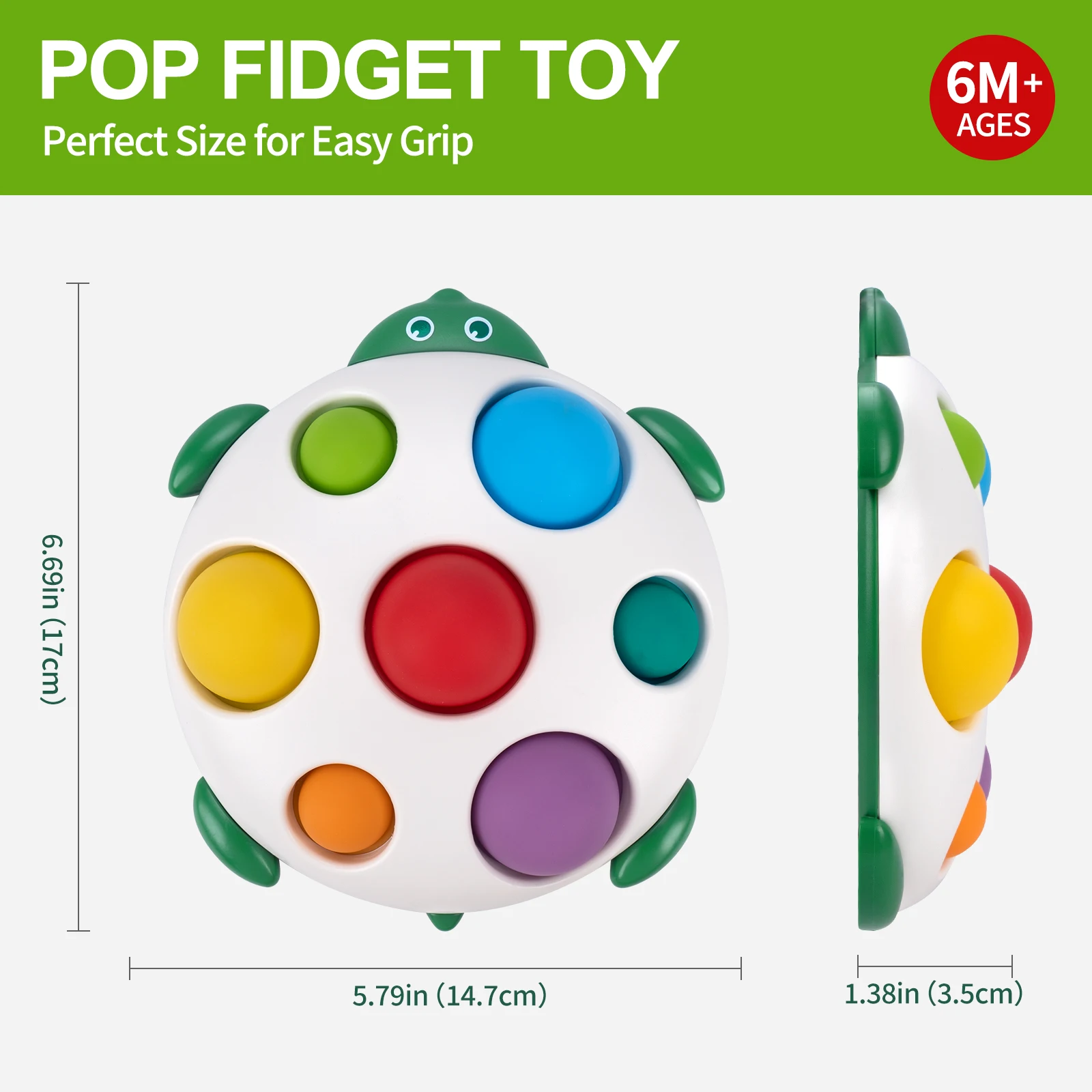Jouets Push Pop à presser pour enfants, jouets éducatifs, formation intensive, Fidget, jouets sensoriels colorés Montessori pour nourrissons