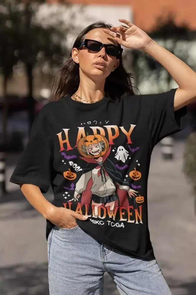 Himiko Toga T-ShirtMy Hero Academia Izuku Midoriya Girl Halloween Funny Shirt