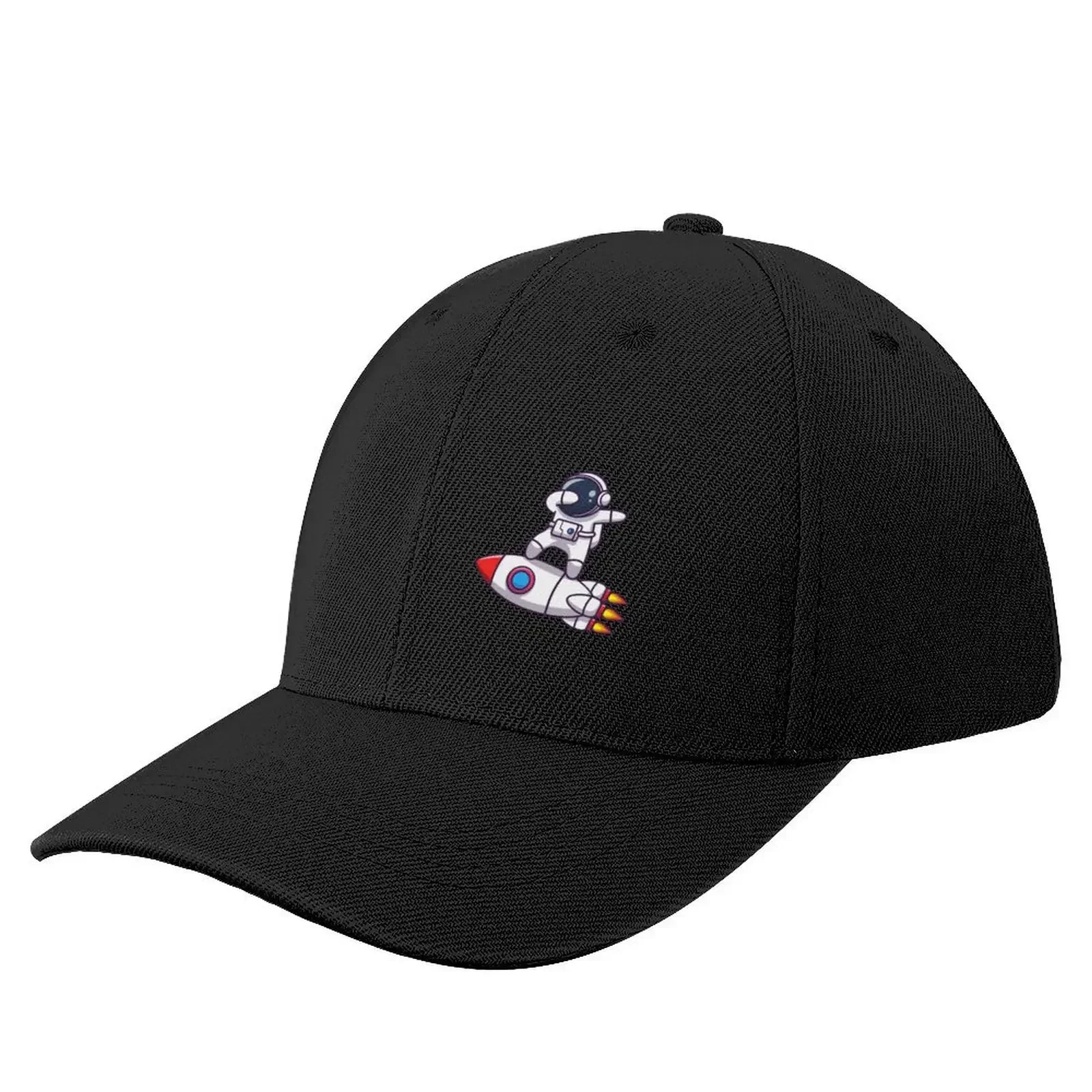 

Astronaut Riding A Rocket Baseball Cap Sun Cap Hood New Hat Caps Women Men's