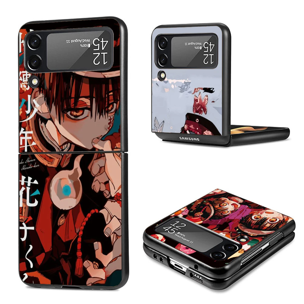 Toilet bound Hanako Kun Anime Phone Case For Samsung Galaxy Z Flip6 5G Flip5 Flip4 Flip3 ZFlip 6 3 4 5 Hard PC shockproof Back C