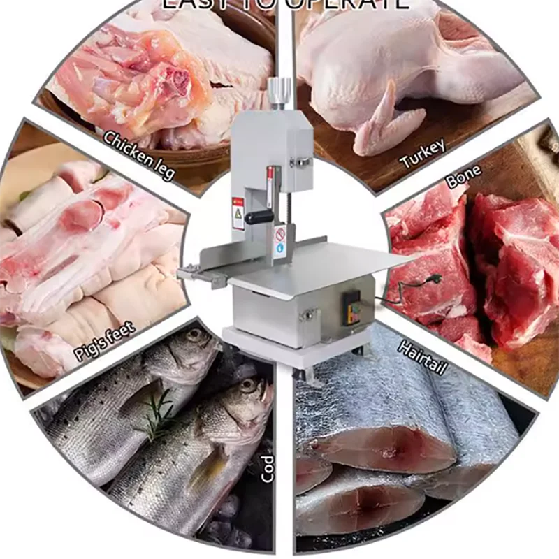 

High Quality Bone Saw Machine Meat Bone Cutting Machine Commercial Electric Meat Cutter Saw Stainless Steel Bone Sawing Machin