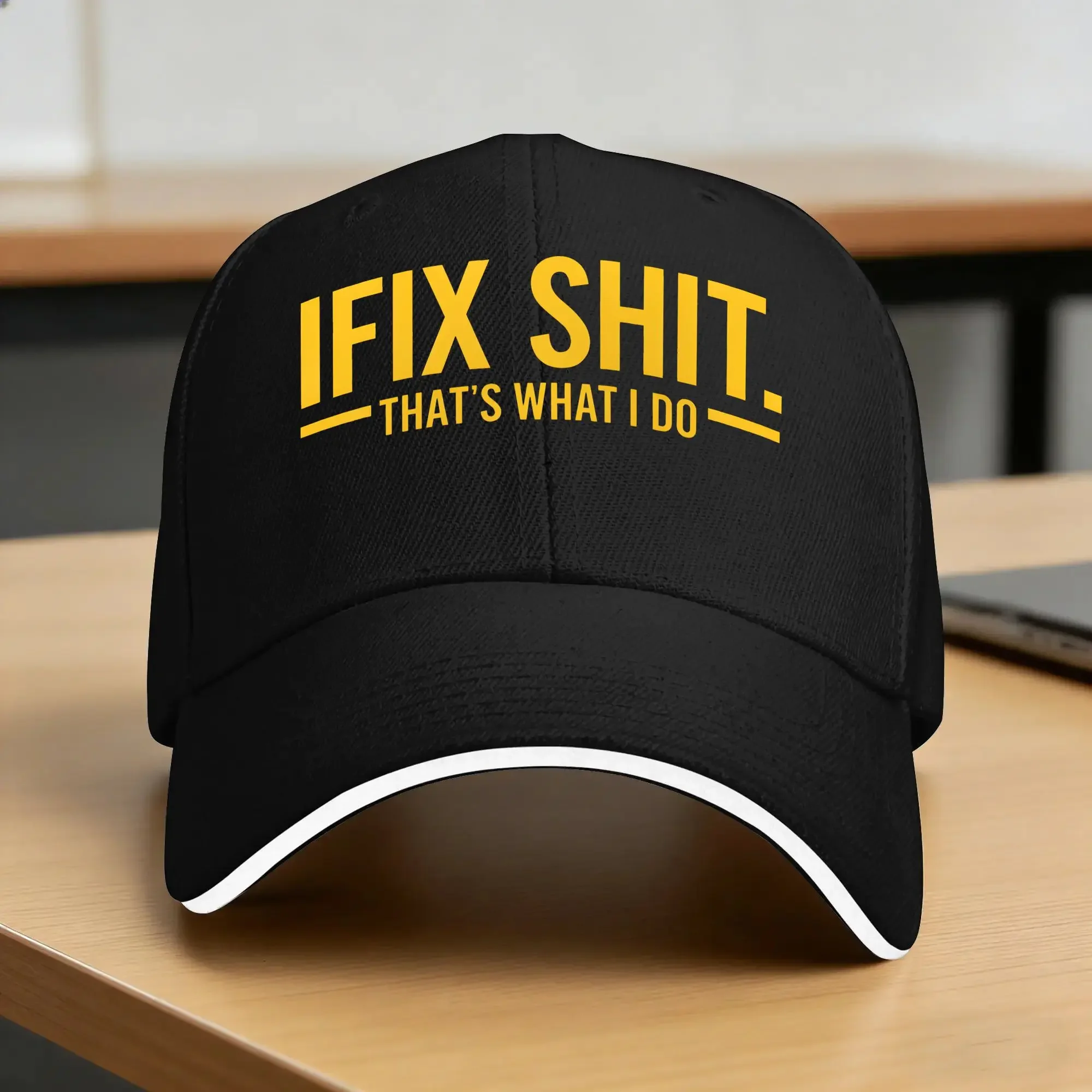 New I Fix Shit That's What I Do Sun Baseball Cap Summer Women Men  Custom Logo Sun-Proof y2k Funny Running Hippie Baseball Caps