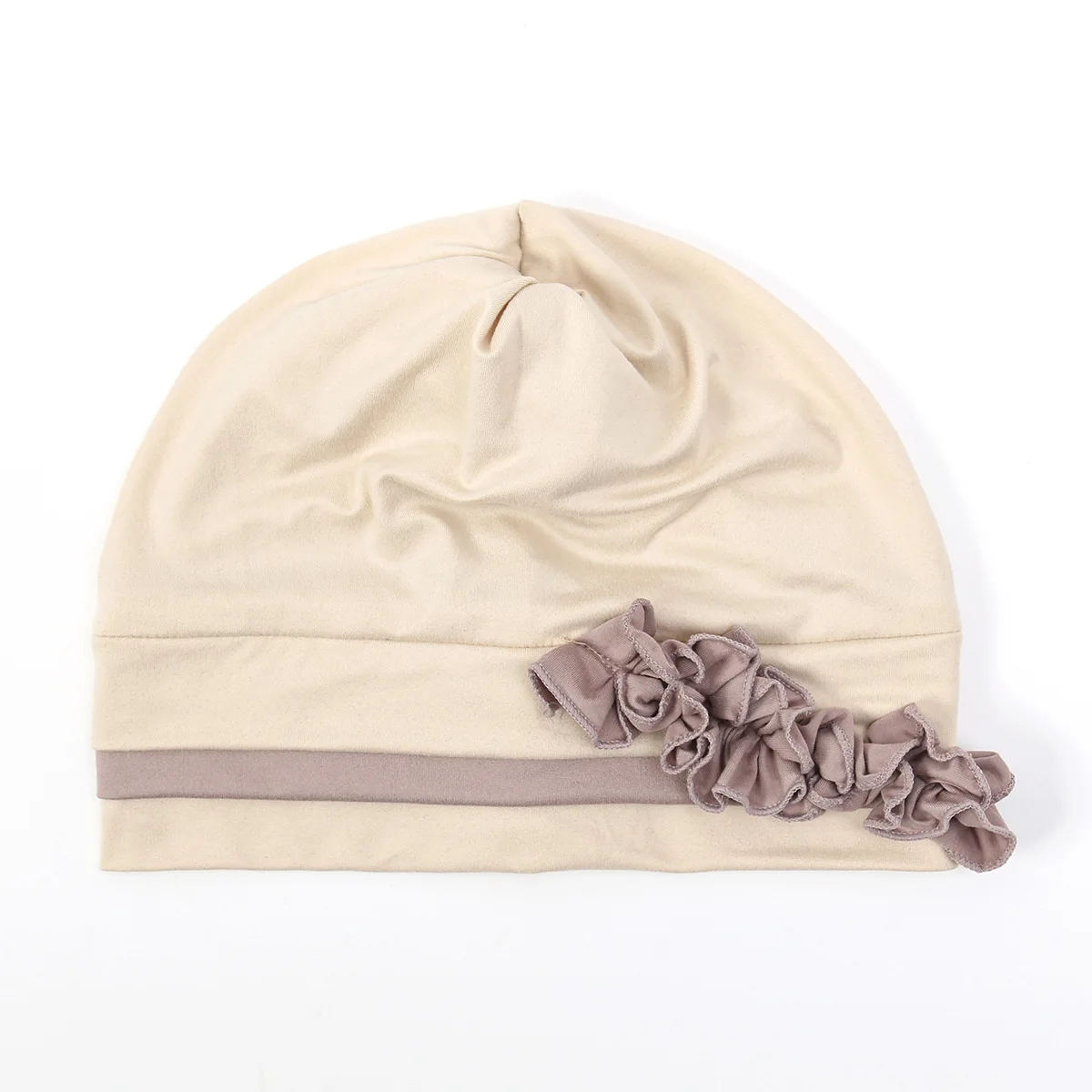 

Мусульманский хиджаб с цветком, внутренний хиджаб, шляпа, женская шапка от рака, химиотерапия, платок от выпадения волос, капот, шапочки, повязка на голову, головной убор, Turbante Mujer