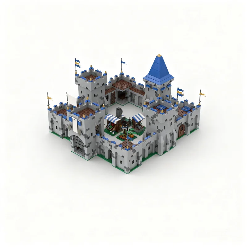 3758pcs MOC Full Castle - Another Modular Castle Build Modular Buildings Model Building Blocks Architecture Christmas Gifts