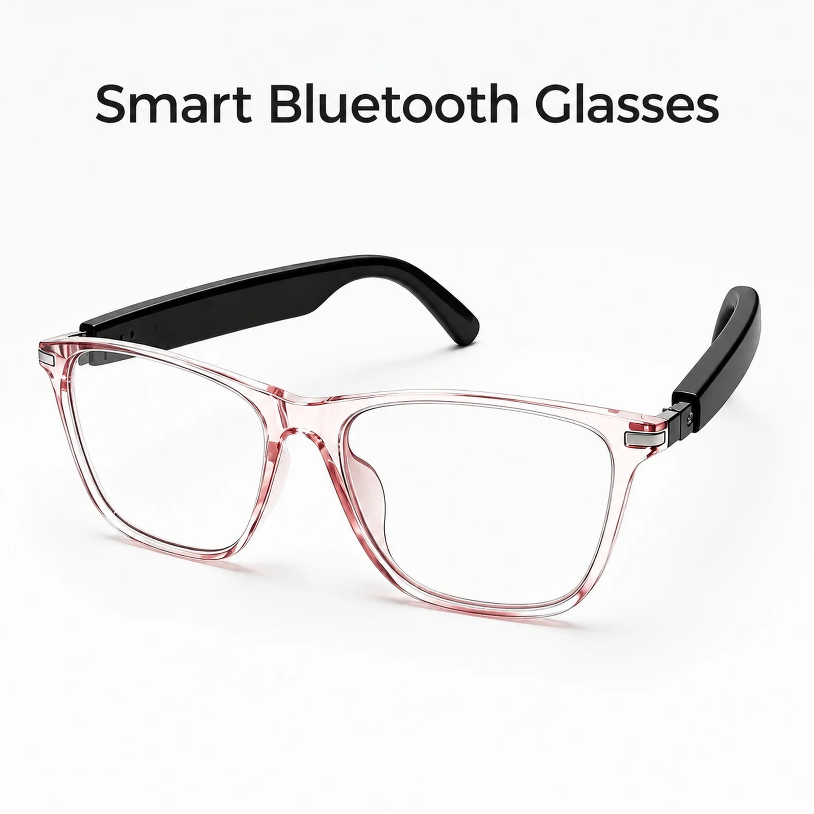 Smart Bluetooth Sunglasses and Smartglasses, Open Ear Audio Glasses with Dual Mics, 5H Playtime for Calls and Outdoor Use